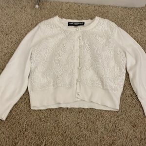 Karl Lagerfeld, jacket, size s, flower pattern, pearl beads